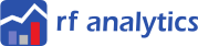 ReportFactory_Analytics__SHORT_179x42 Report Factory Analytics blue logo with name